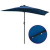 vidaXL Guarda-sol de Jardim Azul Azur 294 x 150 x 224 cm