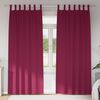 vidaXL Cortinas Blackout com Argolas 2 pcs Vinho Vermelho 260 x 140 cm