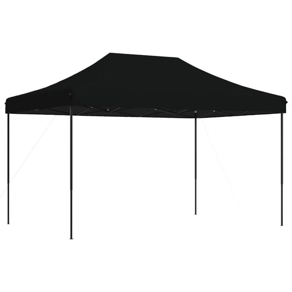 vidaXL Tenda para festas pop-up dobr&aacute;vel 440x292x315 cm preto