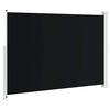 vidaXL Toldo lateral retr&aacute;til para p&aacute;tio 200x300 cm preto