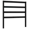vidaXL Cabeceira de cama 81x4x100 cm pinho maci&ccedil;o preto