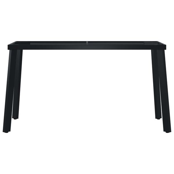 vidaXL Pernas para mesa de jantar estrutura em V 160x70x72 cm