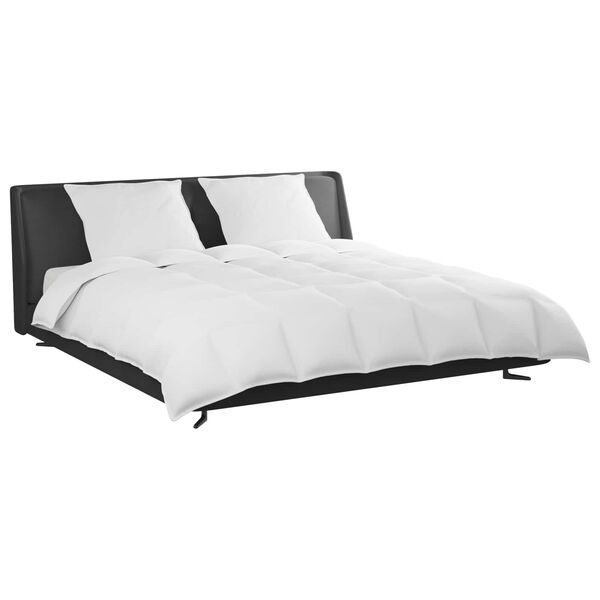 vidaXL Conjunto de Edredom com travesseiro 3 pcs Branco Pena de ganso