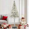 vidaXL &Aacute;rvore de Natal com 300 LEDs com suporte Branco 180 cm PE e A&ccedil;o