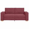 vidaXL Sof&aacute; de 2 lugares, cor vinho, 180x78x84 cm, tecido