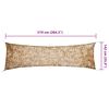 vidaXL Rede de camuflagem com saco de arruma&ccedil;&atilde;o 519x142 cm areia