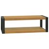 vidaXL Arm&aacute;rio de parede p/ casa de banho 110x45x35 cm teca maci&ccedil;a