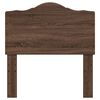 vidaXL Cabeceira Carvalho Marrom 75 cm Madeira processada