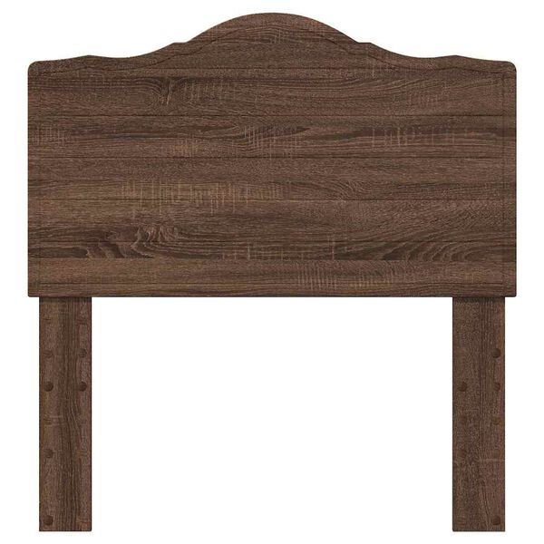 vidaXL Cabeceira Carvalho Marrom 75 cm Madeira processada