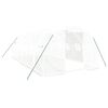 vidaXL Estufa com estrutura de a&ccedil;o 18 m&sup2; 6x3x2 m branco