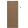vidaXL Estores de rolo com cortinas Manual Castanho 90 x 220 cm Bambu