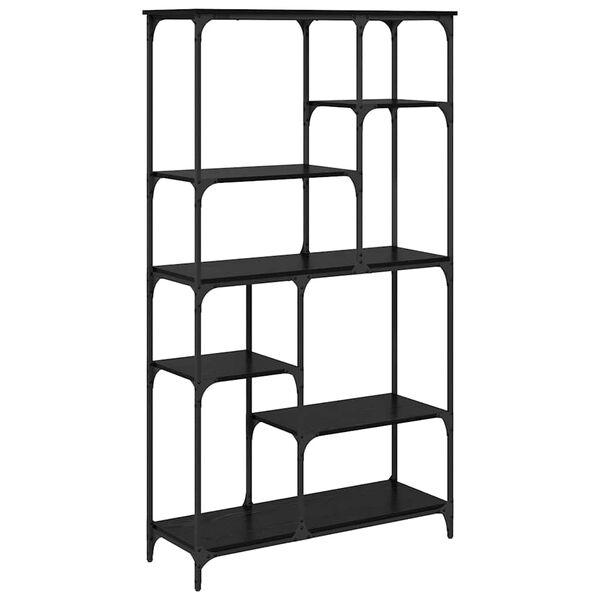 vidaXL Estante Carvalho Preto 99 x 35,5 x 176 cm Madeira processada