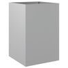 vidaXL Vaso/floreira 52x48x75 cm a&ccedil;o galvanizado prateado