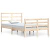 vidaXL Estrutura de cama 120x200 cm madeira de pinho maci&ccedil;a