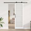 vidaXL Porta Deslizante ORKDAL Branco 78 x 232 cm