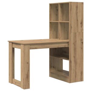 vidaXL Mesa Carvalho Artesanal Derivados de Madeira 122 x 67 x 145 cm