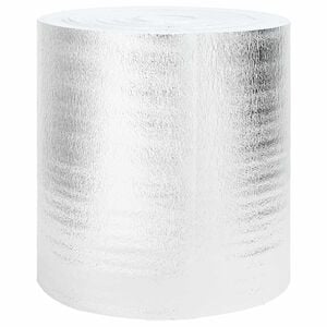 vidaXL Refletor de calor para radiador Prateado 5 x 0,5 m Polietileno