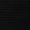 vidaXL Cesto de arrumação Ø49x65 cm algodão preto e branco