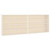 vidaXL Vitrine de colecionador de madeira com portas 100x8,5x37 cm