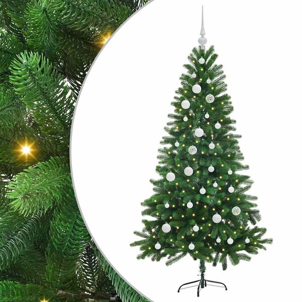 vidaXL &Aacute;rvore de Natal com 150 LEDs com suporte Verde 150 cm PE