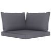 vidaXL 10 pcs conj. lounge jardim c/ almofad&otilde;es antracite