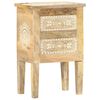 vidaXL Mesa de cabeceira pintada &agrave; m&atilde;o 40x30x60 cm mangueira maci&ccedil;a