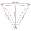 vidaXL Para-sol estilo vela tecido oxford triangular 3x3x3 m antracite