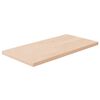vidaXL Prateleira 40x20x1,5 cm carvalho maci&ccedil;o n&atilde;o tratado