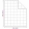 vidaXL Edredom de Ver&atilde;o Simples Branco 260 x 220 cm Pena
