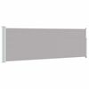 vidaXL Toldo lateral retr&aacute;til para p&aacute;tio 100x314 cm cinzento