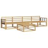 vidaXL Conjunto de Sof&aacute;s para Exterior 5 pcs Branco 79 x 79 x 37 cm