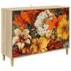 vidaXL Buffet GENNEP Sonoma 102 x 33 x 75 cm Derivados de Madeira