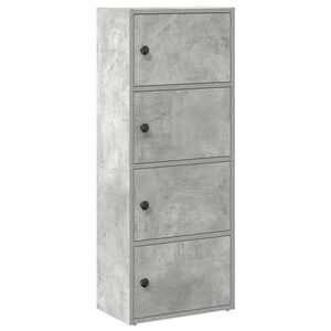 vidaXL Estante 40x24x102 cm derivados de madeira cinzento cimento