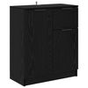 vidaXL Buffet Carvalho Preto 60 x 30 x 70 cm Derivados de Madeira