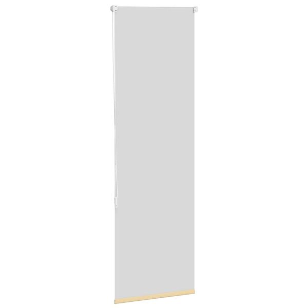 vidaXL Persiana de enrolar 60x130 cm largura tecido 55,7 cm poli&eacute;ster