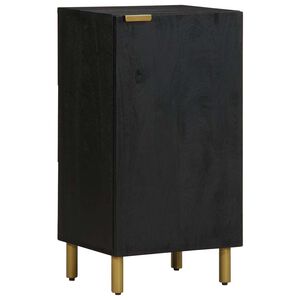 vidaXL Aparador 40x33x75 cm derivados de madeira preto