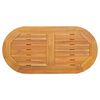 vidaXL Tampo de Mesa &Oacute;leo Natural 80 x 40 x 2 cm