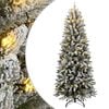 vidaXL &Aacute;rvore de Natal artificial com 150 luzes LED e neve 120 cm
