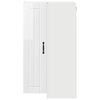 vidaXL Arm&aacute;rio de Cozinha Branco Brilhante 57 x 57 x 100 cm