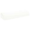 vidaXL Travesseiro para Perna Liso Branco 52 x 20 x 12 cm