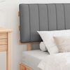 vidaXL Estrutura de Cama com Cabeceira Estofada Cinzento-claro