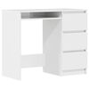 vidaXL Secret&aacute;ria 90x45x76 cm derivados de madeira branco brilhante