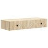 vidaXL Mesa Lateral de Parede Carvalho Sonoma 87,5 x 34,5 x 17 cm