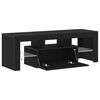 vidaXL Gabinete para TV com gaveta Carvalho Preto 120 x 35 x 40 cm