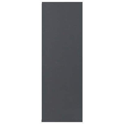 vidaXL Sapateira 54x34x100,5 cm derivados de madeira cinzento