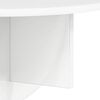 vidaXL Prateleira de Parede Branco Brilhante 48 x 24 x 24 cm