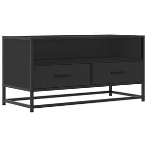 vidaXL M&oacute;vel para TV 80x34,5x40 cm derivados de madeira/metal preto