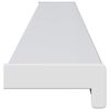 vidaXL Soleira de Janela Branco 120 x 10 x 4,5 cm PVC