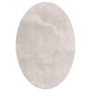vidaXL Tapetes de &aacute;rea Oval HUARTE Areia 120 x 170 cm 100% Poli&eacute;ster