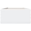 vidaXL Estrutura de cama 90x190 cm derivados de madeira branco